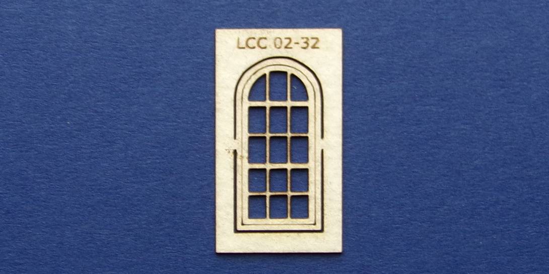 LCC 02-32 OO gauge round window type 2 Round window type 2.